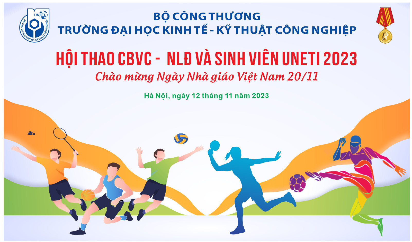BCH Công đoàn trường cơ sở Hà Nội tổ chức “Hội thao Cán bộ viên chức – Người lao động và Sinh viên Uneti 2023, chào mừng ngày Nhà giáo Việt Nam 20/11”