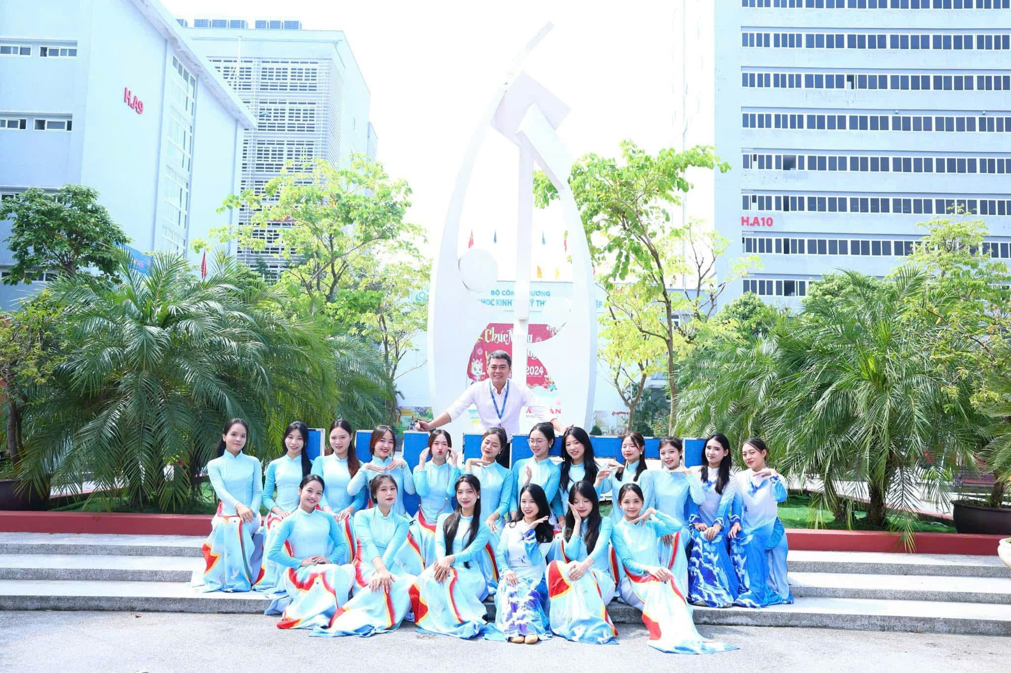 A group of people posing for a photo AI-generated content may be incorrect.