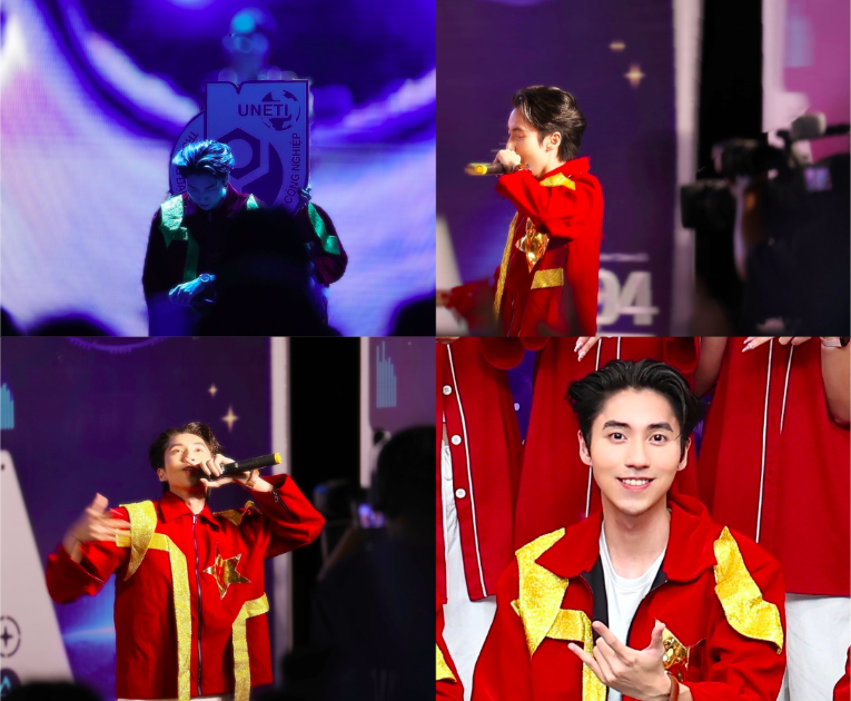 A collage of a person in red and gold clothes

AI-generated content may be incorrect.
