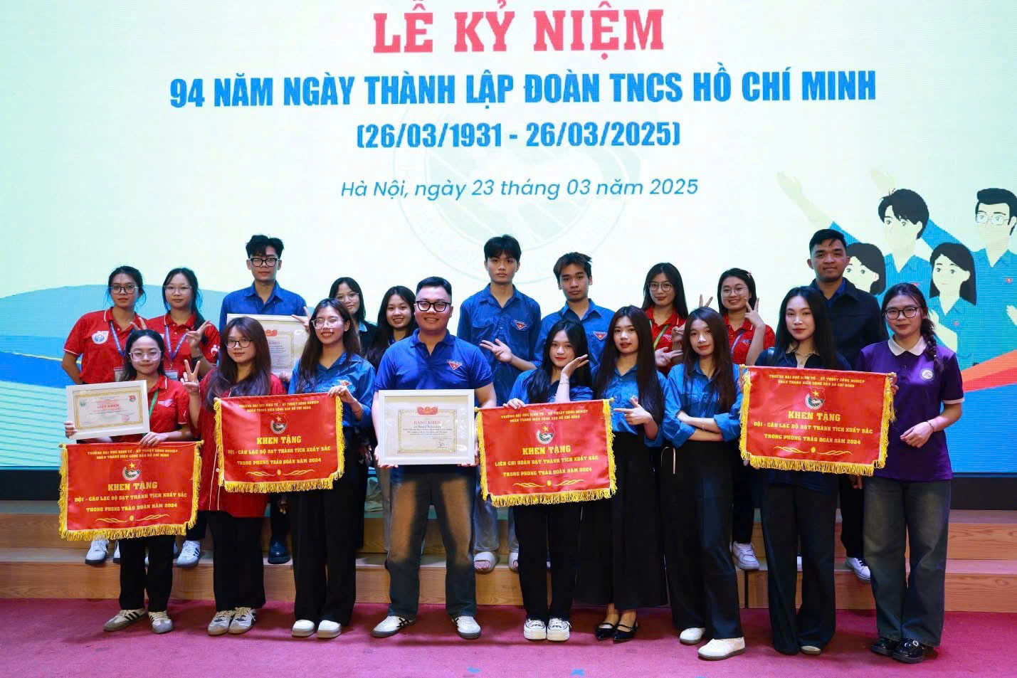 A group of people holding banners

AI-generated content may be incorrect.